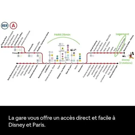 Happy Guest, 14 Min Disneyland Paris * Bussy-Saint-Georges